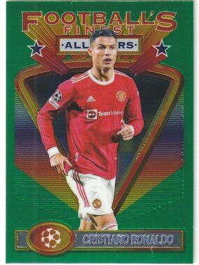 3for$99 CRISTIANO RONALDO 2021-22 Topps Finest Flashbacks Manchester United #7